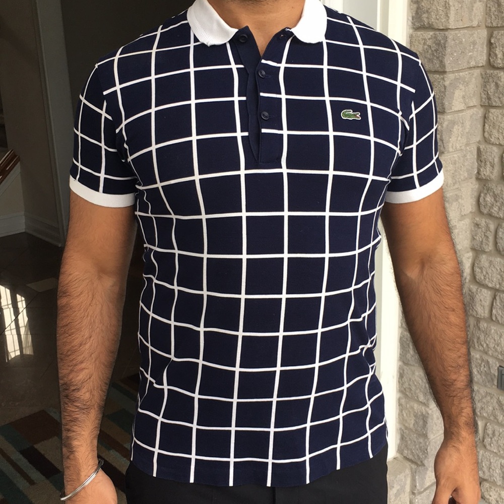 Blue Lacoste Polo